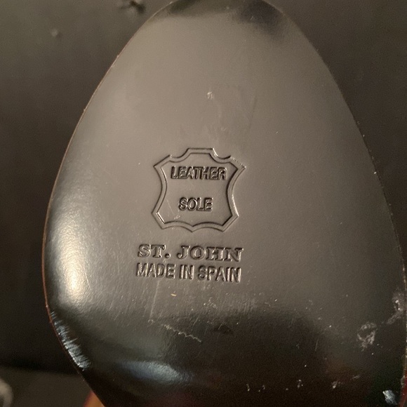 St John Evening Stiletto Pumps Satin Peep Toe  Fuchsia sz 9 Spain - Picture 6 of 9